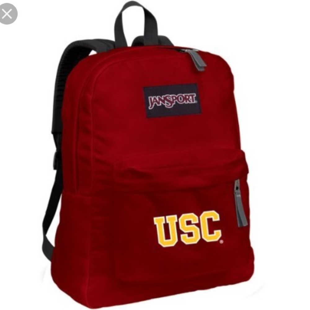 Red USC backpack